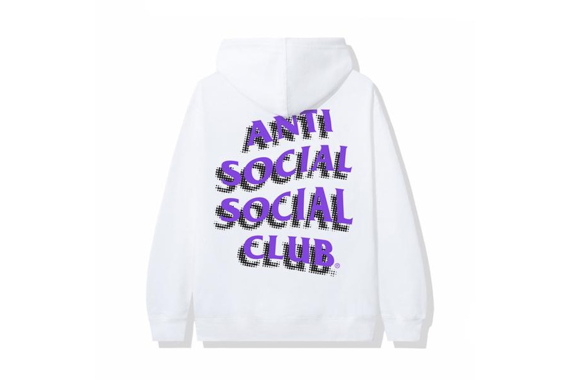 Pre-owned Anti Social Social Club Toned Down Hoodie White