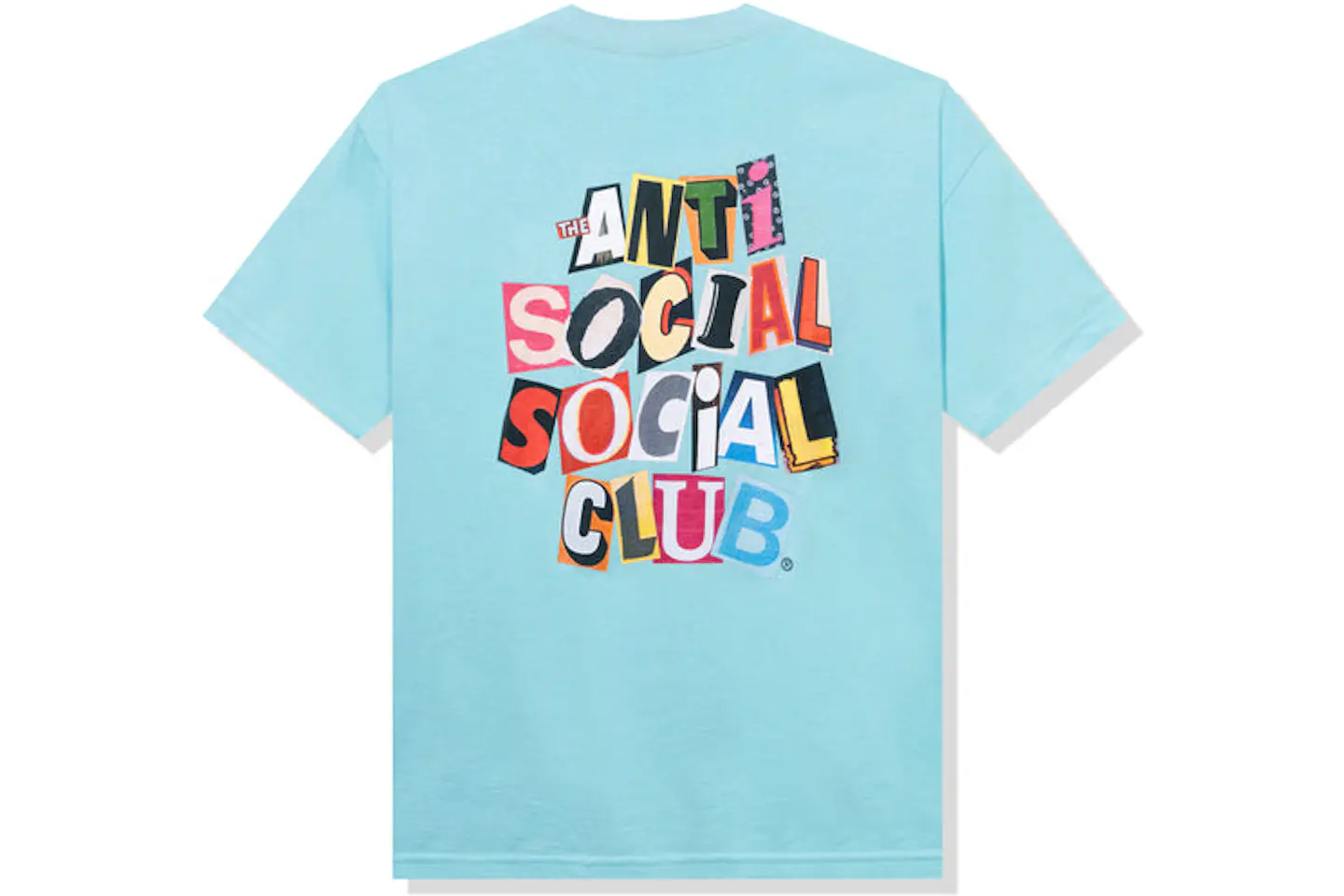 Anti Social Social Club Torn Pages Of Our Story T-shirt Blue - SS22