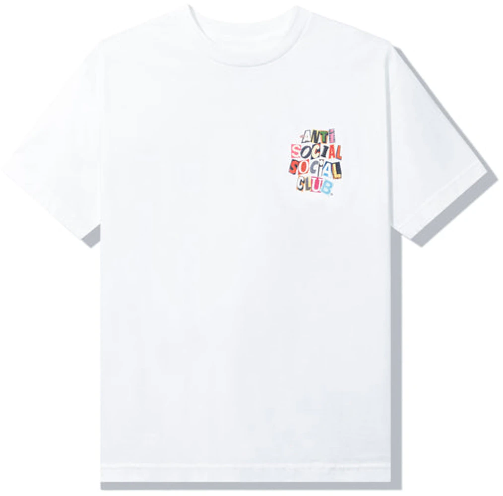 Anti Social Social Club Torn Pages Of Our Story T-shirt White Men's ...