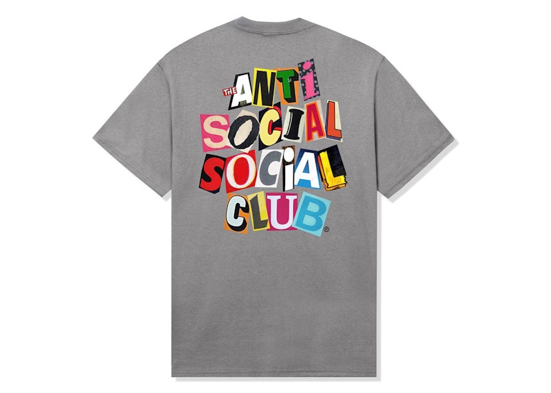 Anti Social Social Club Torn Pages Of Our Story Tee Grey Herren SS24 DE