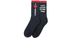 Anti Social Social Club Tourism Socks Black