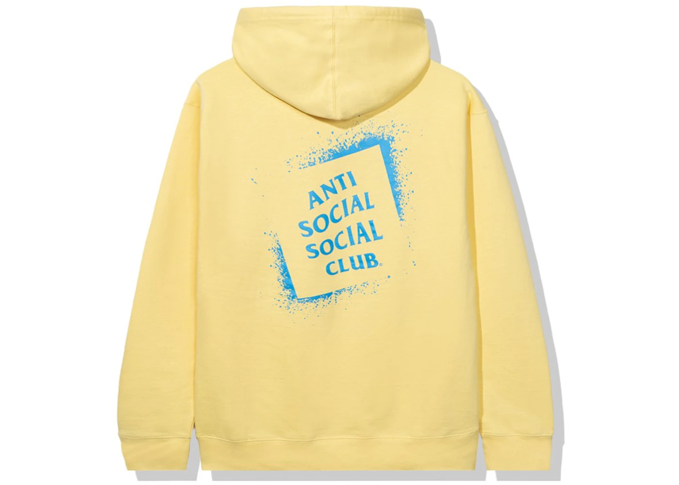 Anti social social club yellow hoodie Clearance