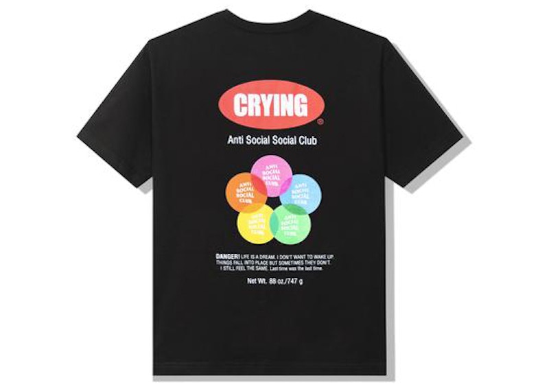 Pre-owned Anti Social Club Men's Toy With Me Tee Shirt In Black