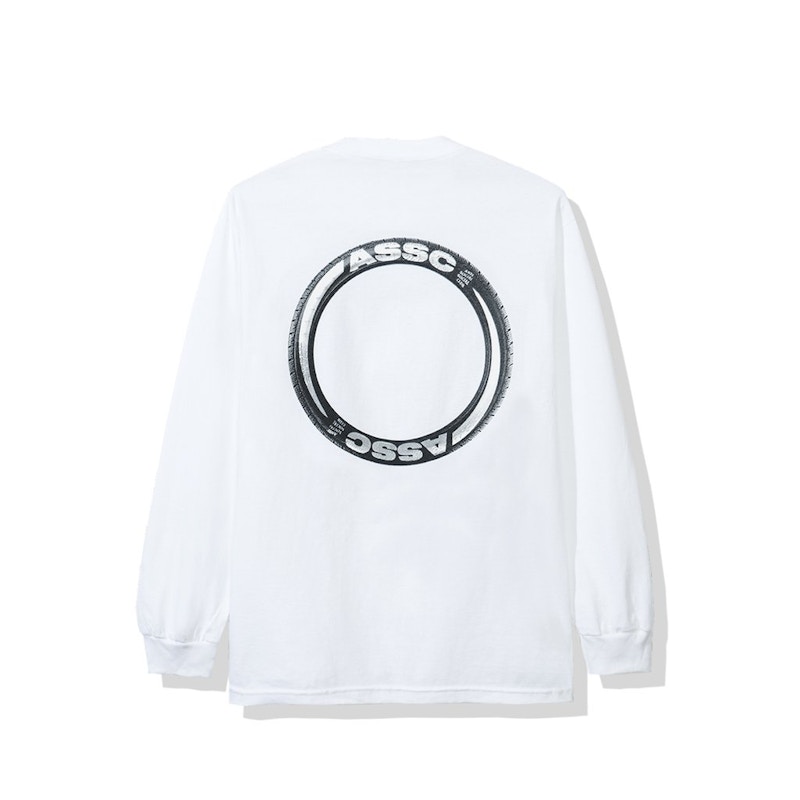 Anti Social Social Club Firebird Long Sleeve Tee (FW19) White