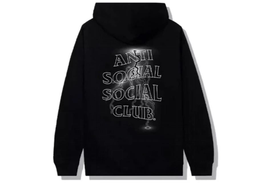 Anti Social Social Club Twisted Hoodie Black