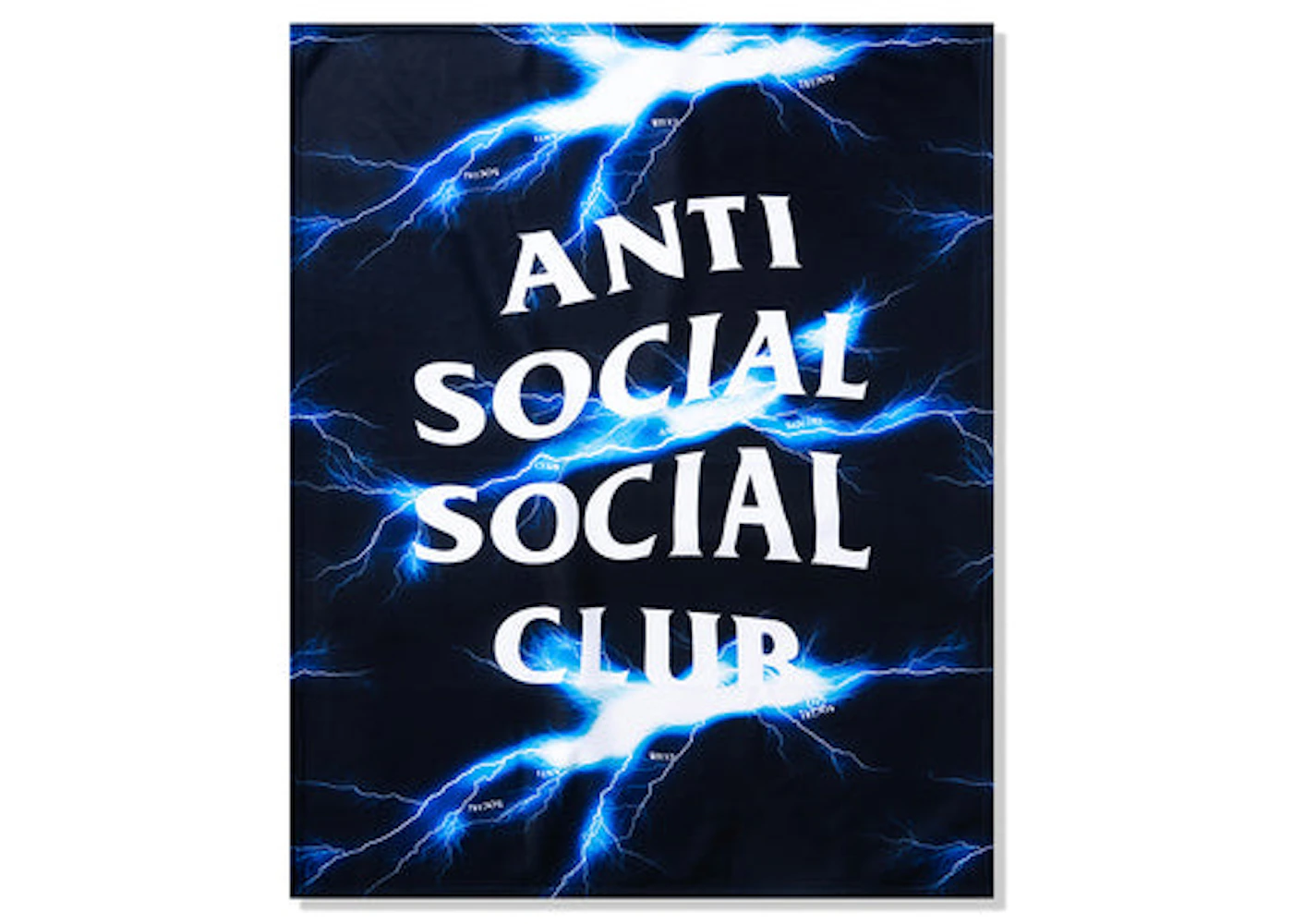 Anti Social Social Club Twister Blanket Multicolor