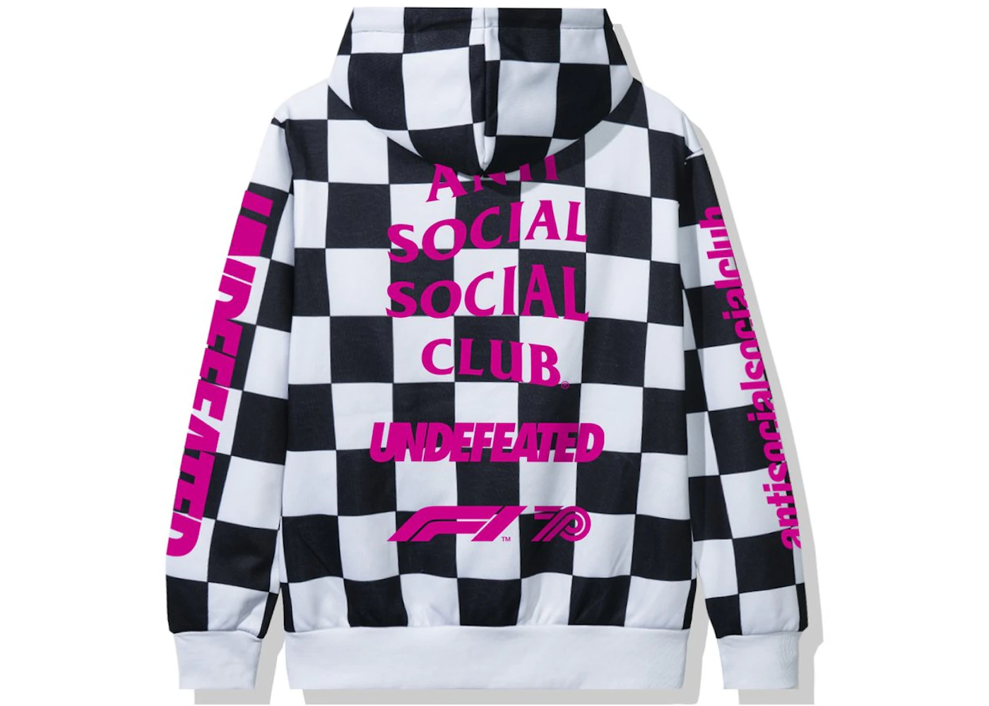 Hooded Anti Social Club X F1 Anti Social Social Club F1 Checkered