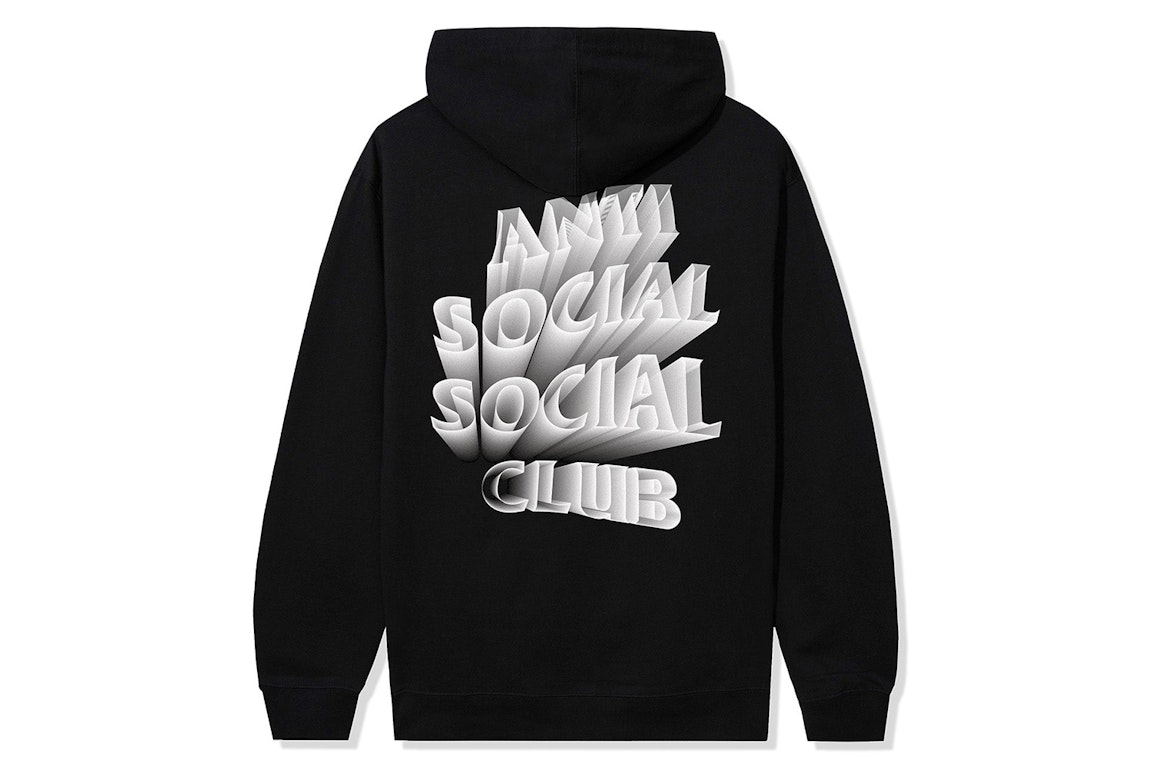 Pre-owned Anti Social Social Club Unbearable Hoodie Black