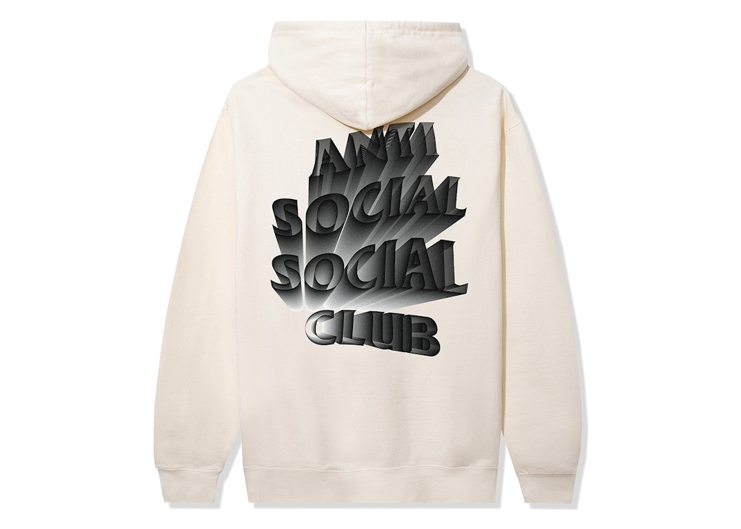 Pre-owned Anti Social Social Club Unbearable Hoodie Bone