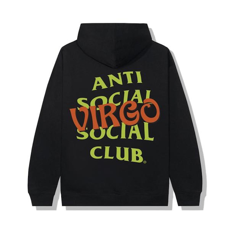 Anti Social Social Club Virgo Hoodie Black Men's - FW21 - US