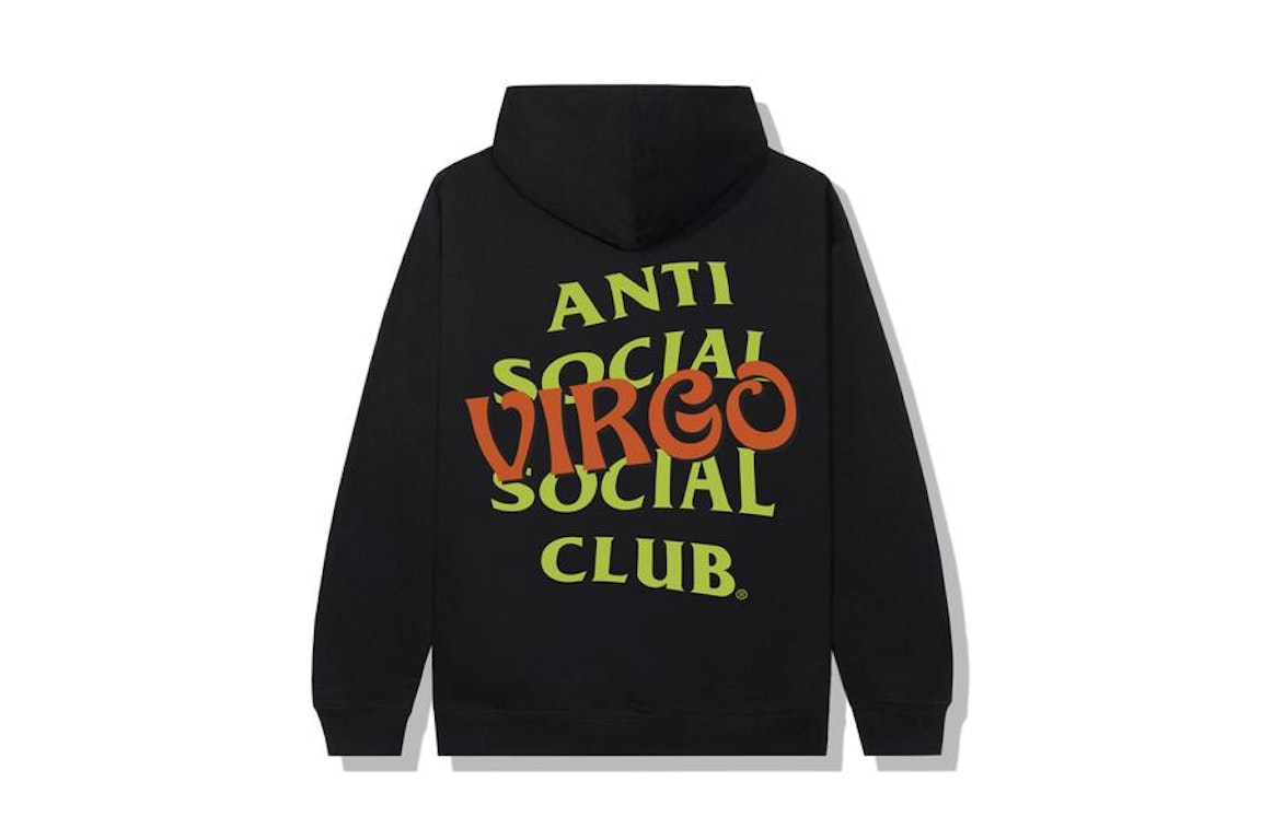 Pre-owned Anti Social Social Club Virgo Hoodie Black
