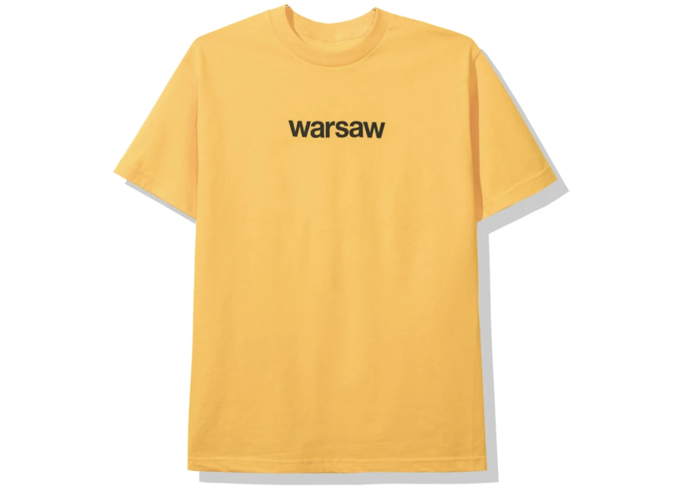 Anti Social Social Club Warsaw Tee (FW19) Yellow - FW19 Men's - US