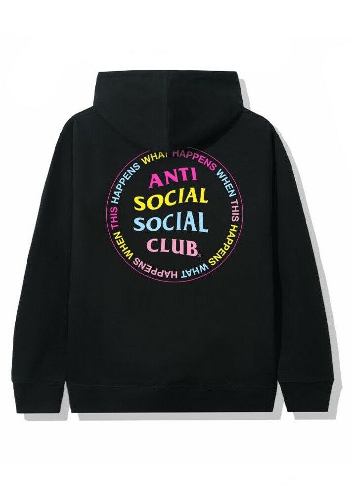 Anti Social Social Club What Happened Hoodie Black Men's - US