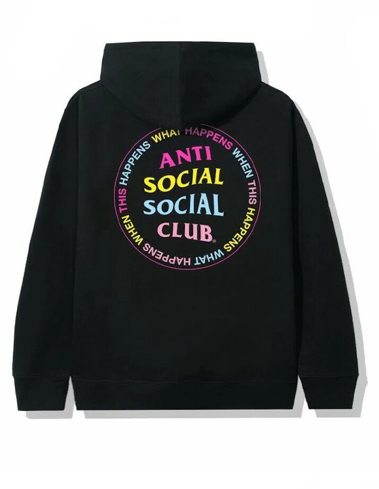 Anti Social Social Club What Happened Hoodie Black Men'S - Us