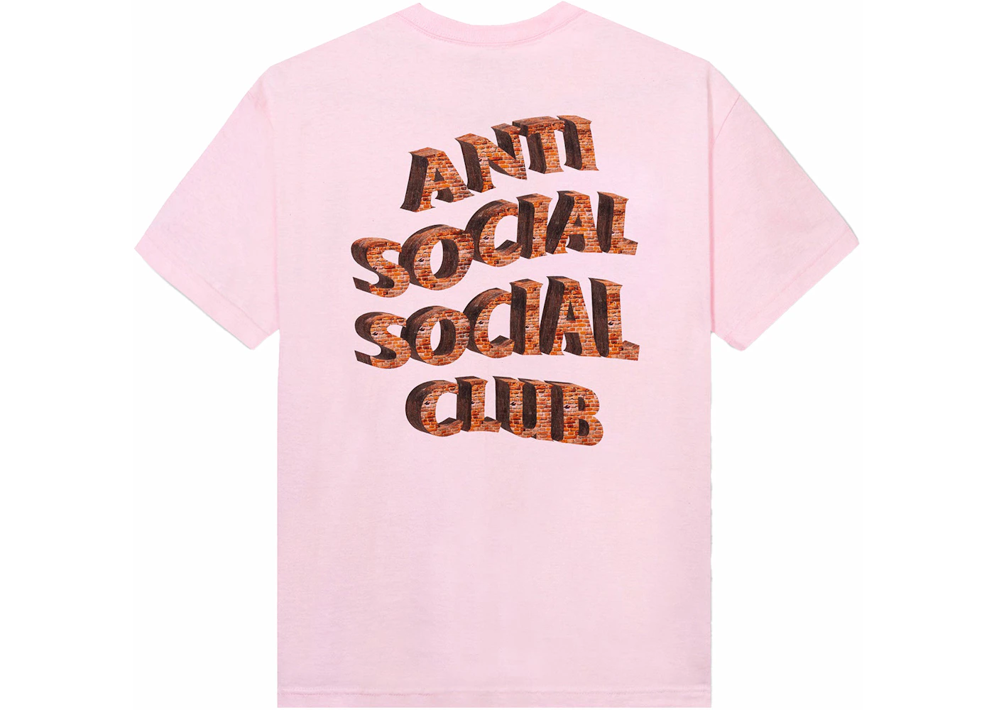 Pink and white anti social club Clearance