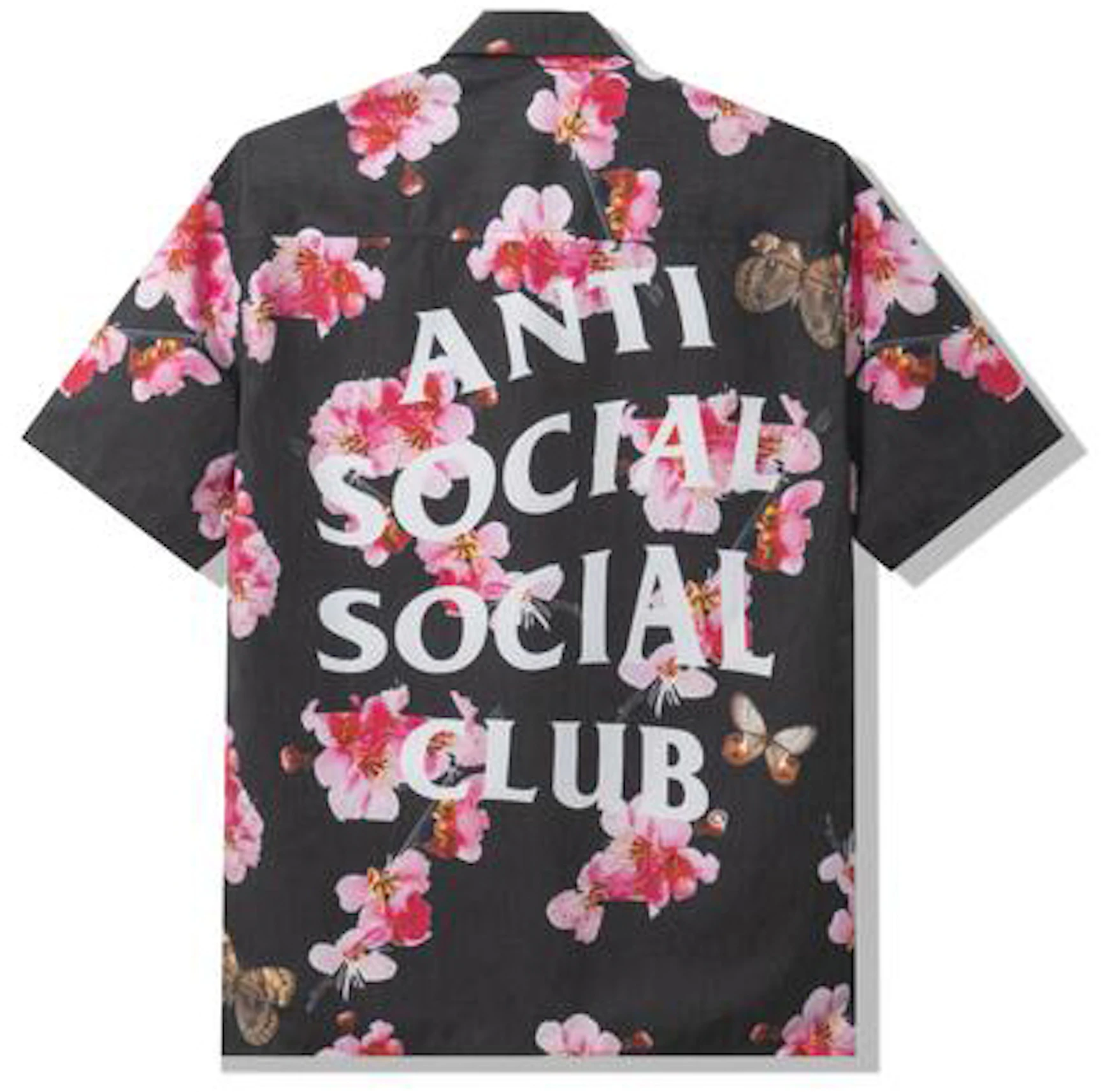 Anti Social Social Club Woody Button Up Black - SS21 - US
