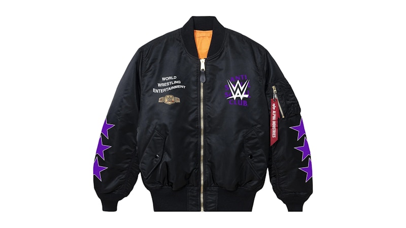 Anti Social Social Club X Championship Belt Jacket Black Anti Social Social Club X Championship Belt Jacket Black