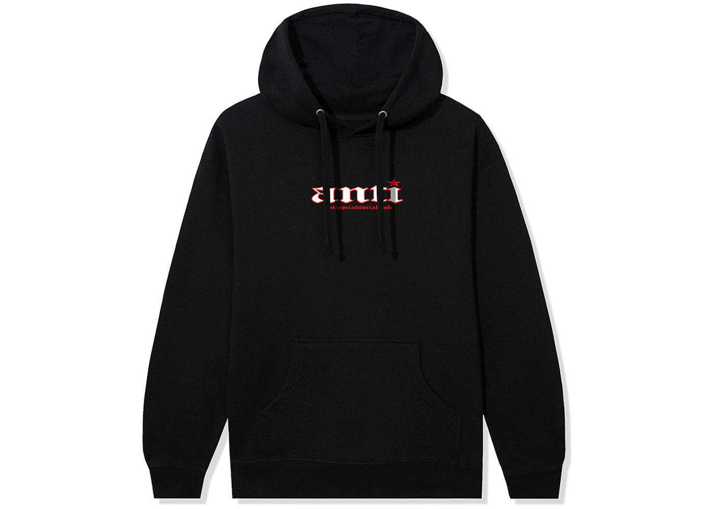 Anti Social Social Club The Real Me Hoodie Red - Main Image