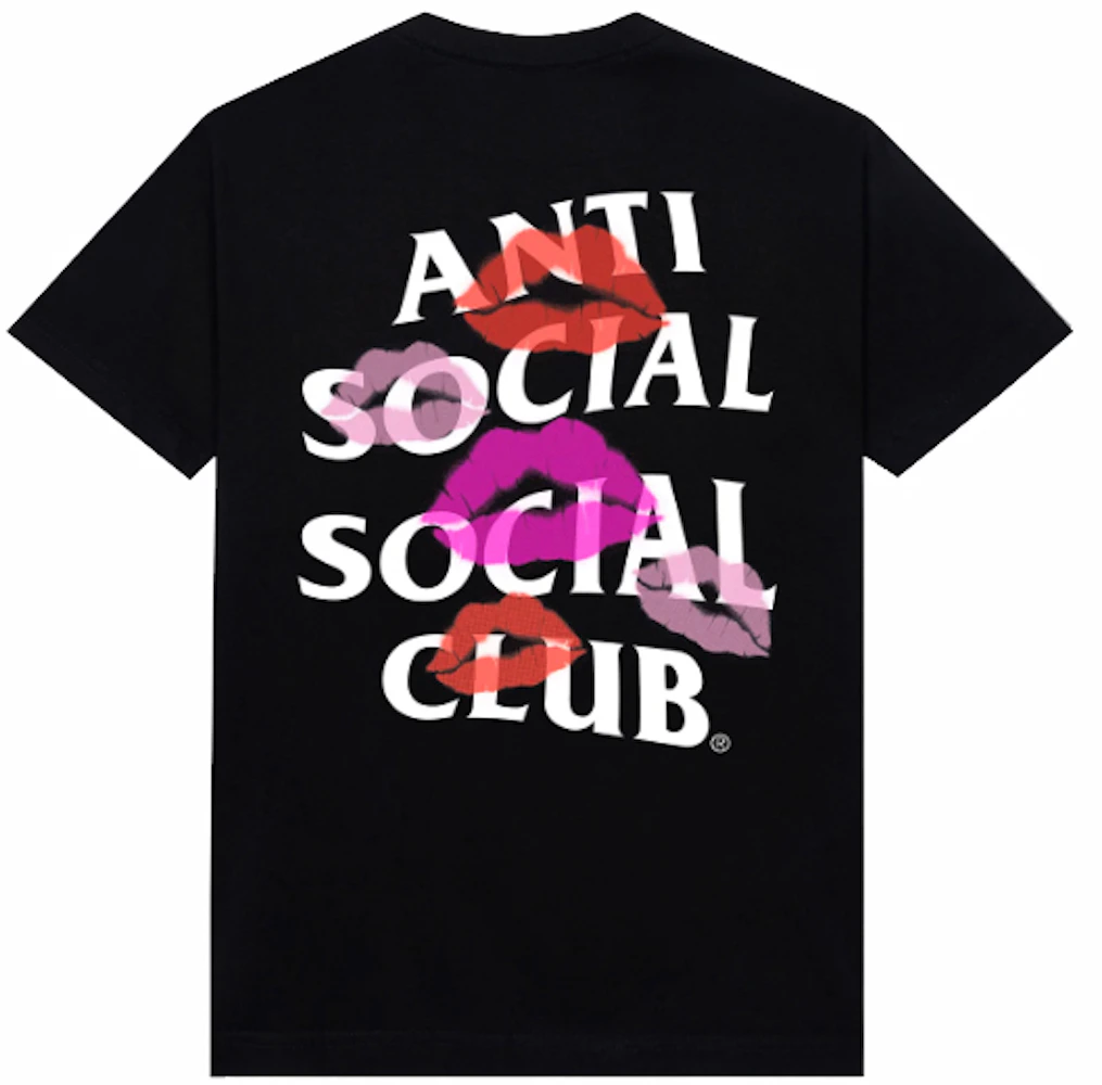 Anti Social Social Club Your Kiss Tee Black Men's - SS23 - US
