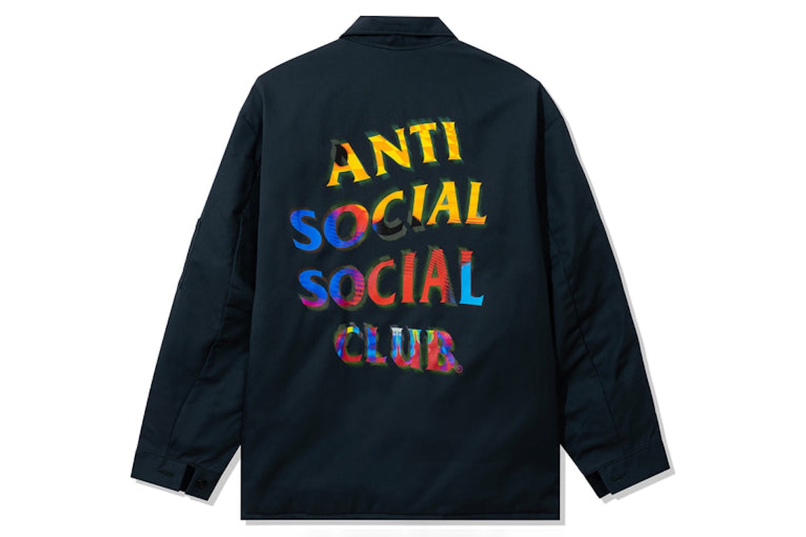 Pre-owned Anti Social Social Club Zuiderzee Green Jacket Green