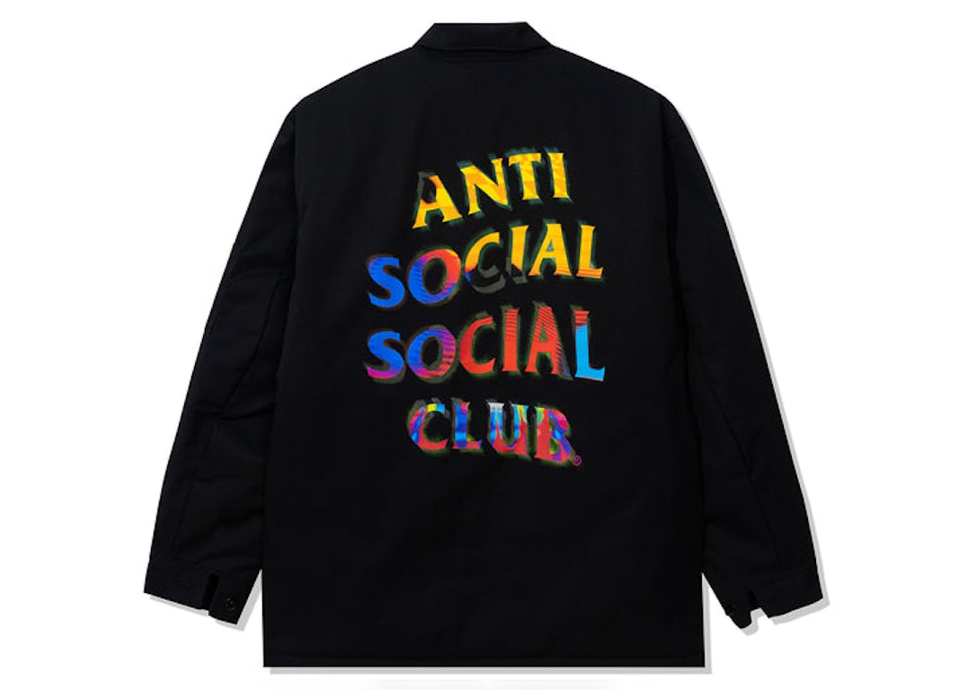 Pre-owned Anti Social Social Club Zuiderzee Jacket Black