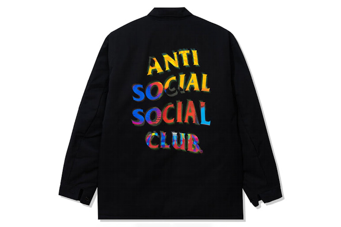 Pre-owned Anti Social Social Club Zuiderzee Jacket Black