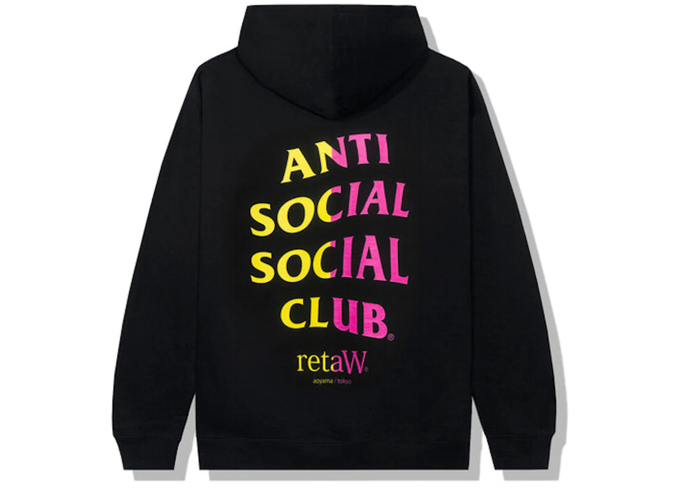 Anti Social Social Club Retaw Hoodie Black - Ss22 Men'S - Us