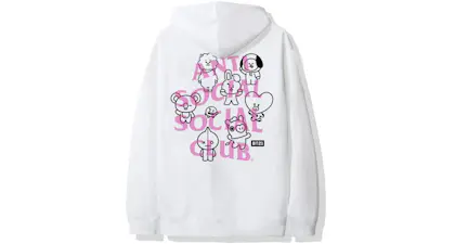 Anti social social club x bt21 madhouse hoodie stores Clearance