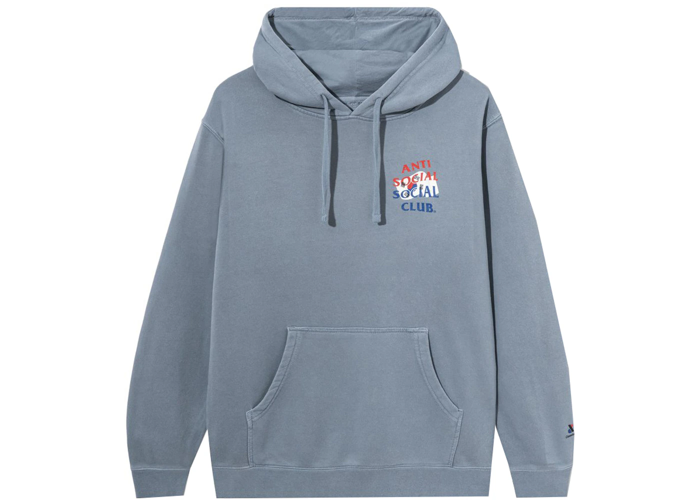 Anti Social Social Club x Case Study Flag Hoodie Blue Men's FW21