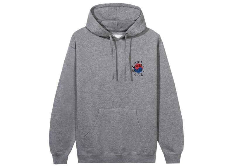 Anti Social Social Club x Case Study Flag Hoodie Grey Men s FW21