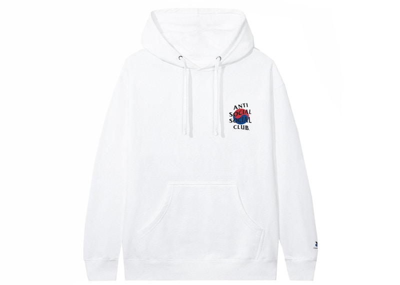 Anti Social Social Club x Case Study Flag Hoodie White Men's