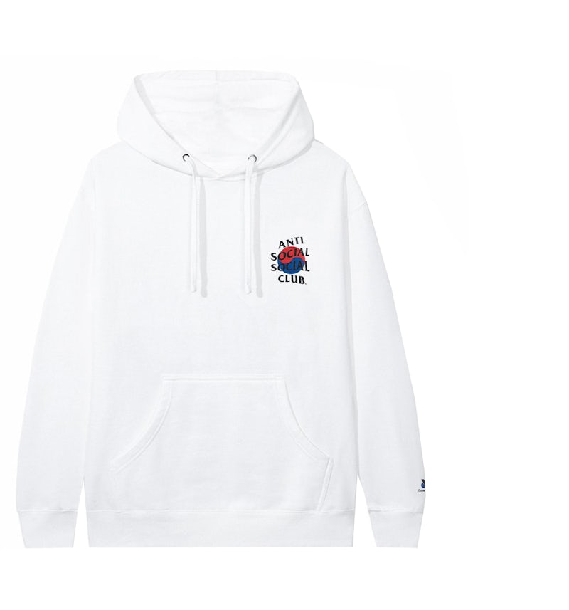 Anti Social Social Club x Case Study Flag Hoodie White Men's