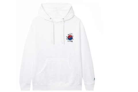 Anti Social Social Club x Case Study Flag Hoodie White Men's