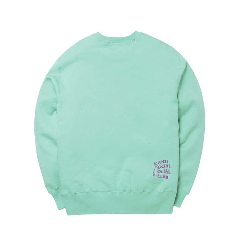 Anti Social Social Club x FR2 Crewneck Sweatshirt Emerald Blue