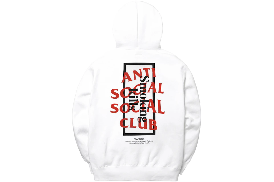 Anti Social Social Club X Fr2 Smoking Kills Hoodie White Fw21 Anti Social Social Club X Fr2 Smoking Kills Hoodie White Fw21
