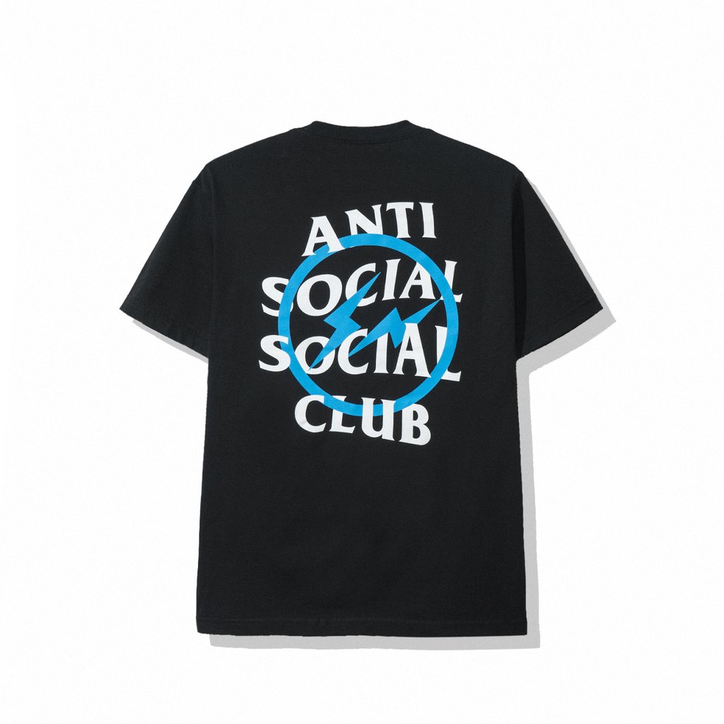 Anti Social Social Club x Fragment Blue Bolt Tee (FW19