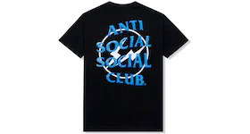 Camiseta Anti Social Social Club x Fragment Precious Petals (FW22) en negro y azul
