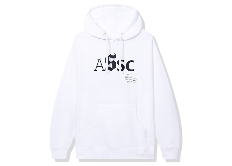 Anti Social Social Club x Fragment Type A Hoodie FW22 White