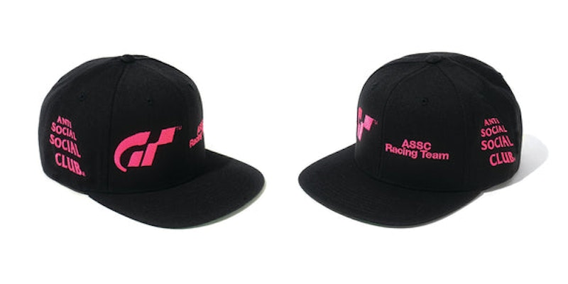 Anti Social Social Club x Gran Turismo Cap Black - SS22 - US