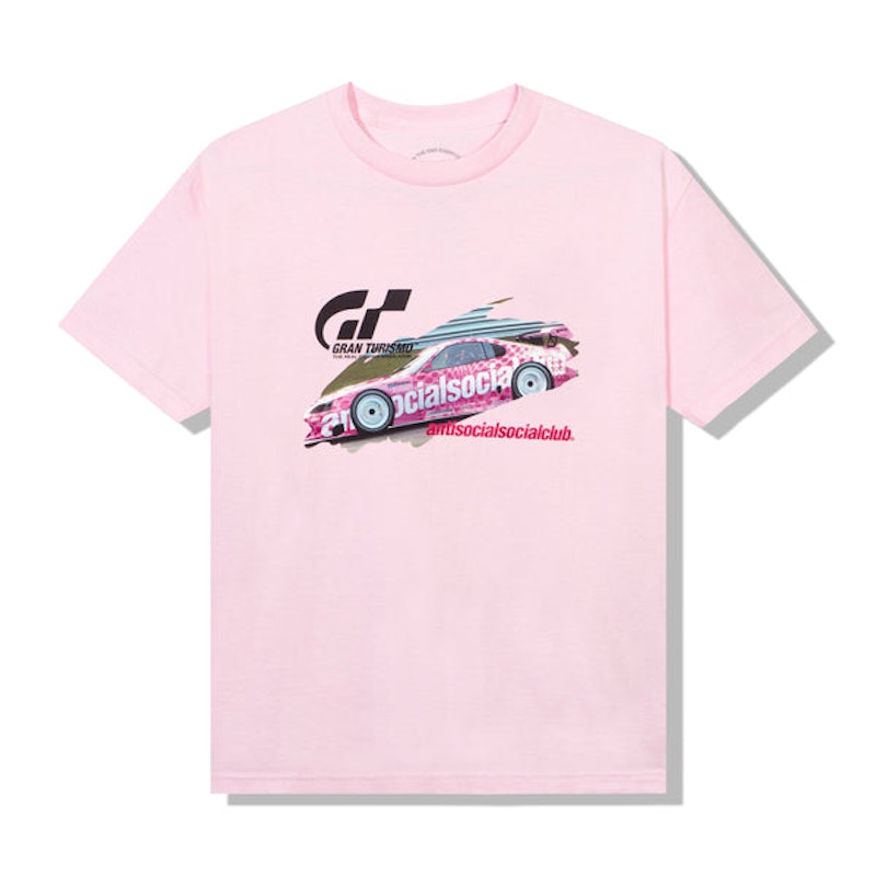 Anti Social Social Club x Gran Turismo GT500 T-shirt Pink