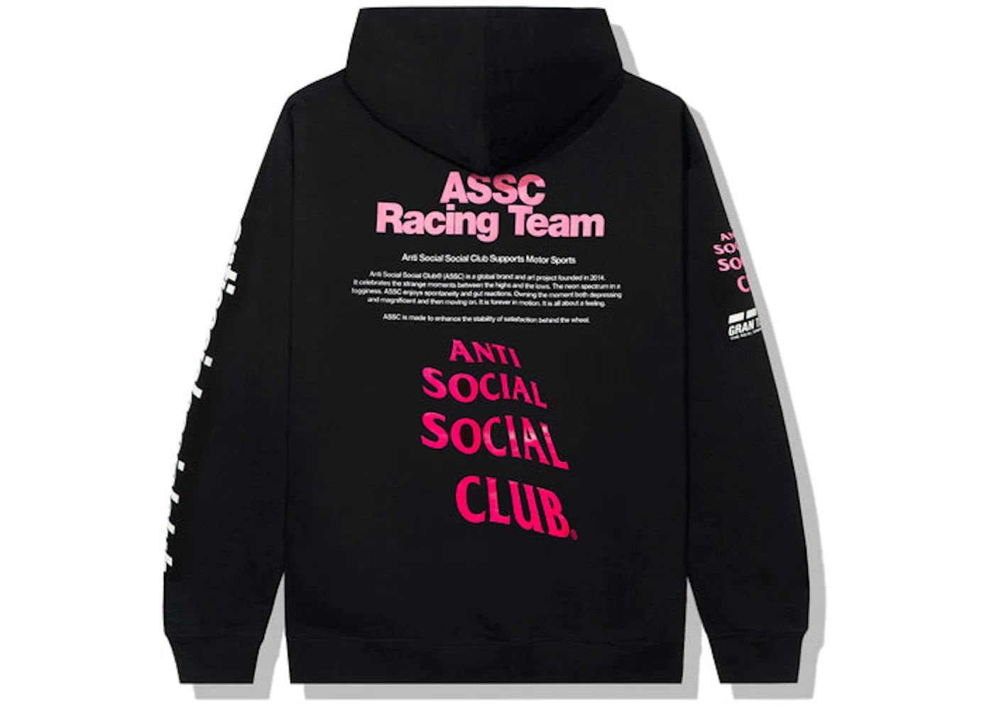 Anti Social Social Club x Gran Turismo Hoodie Black Men's SS22 US