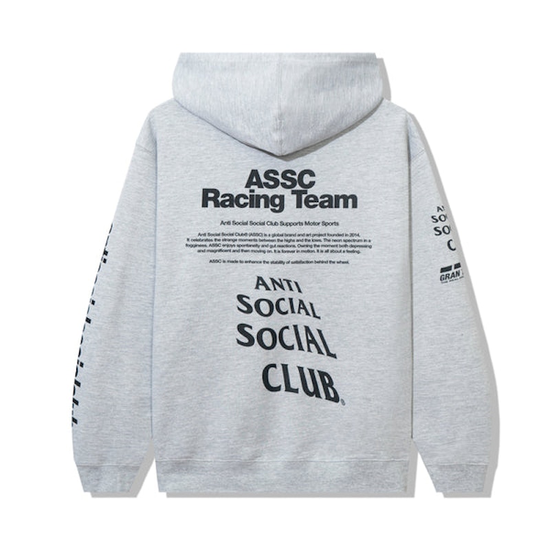 Anti social social outlet club race team hoodie