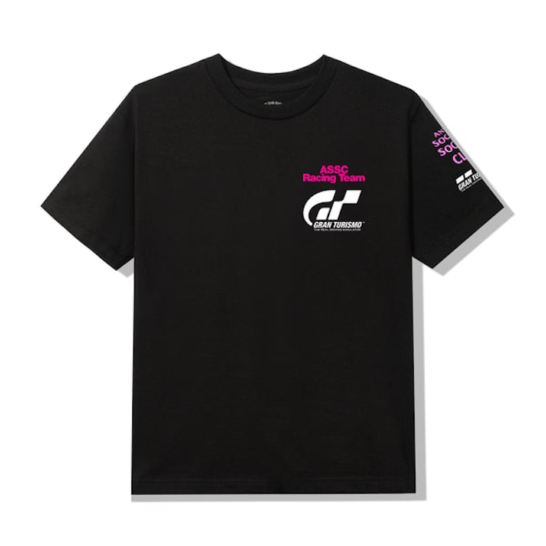 Pre-owned Anti Social Social Club X Gran Turismo Logo T-shirt Black