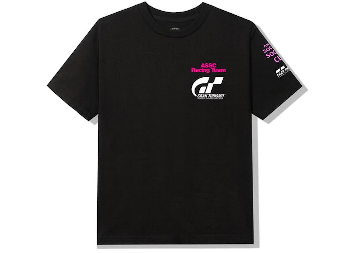 Anti Social Social Club X Gran Turismo Logo T-Shirt Black - Ss22 Men'S - Us