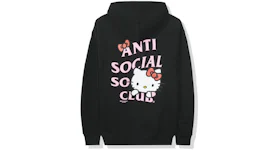 Anti Social Social Club x Hello Kitty Hoodie FW19 Black Tie Dye