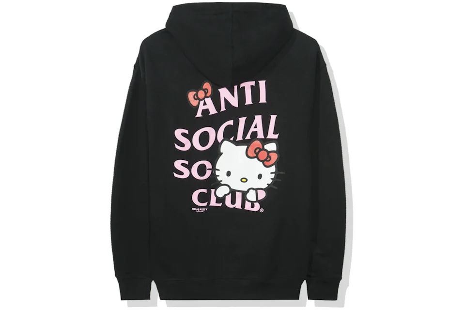 Anti Social Social Club x Hello Kitty Hoodie FW19 Black Men s