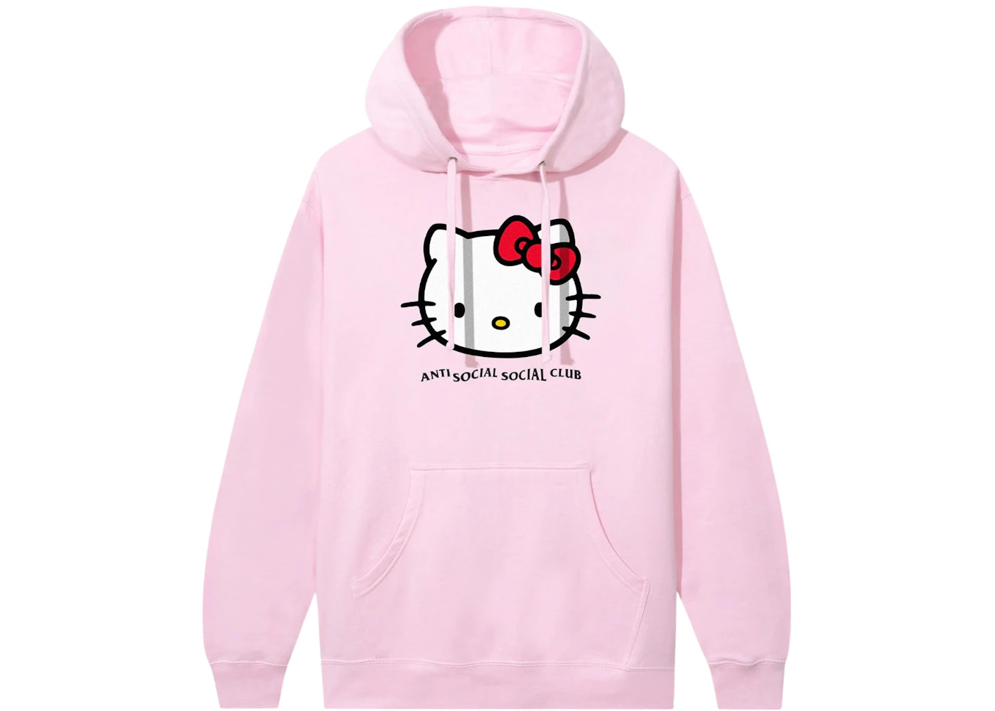 Anti Social Social Club x Hello Kitty Weird Hoodie Light Pink