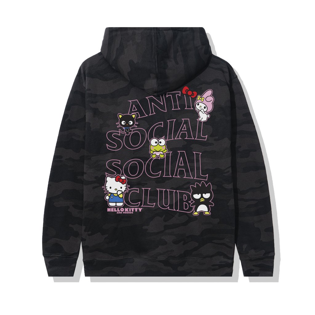 Anti Social Social Club x Hello Kitty and Friends Hoodie Black ...