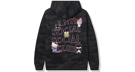 Anti Social Social Club x Hello Kitty and Friends Hoodie Black Camo