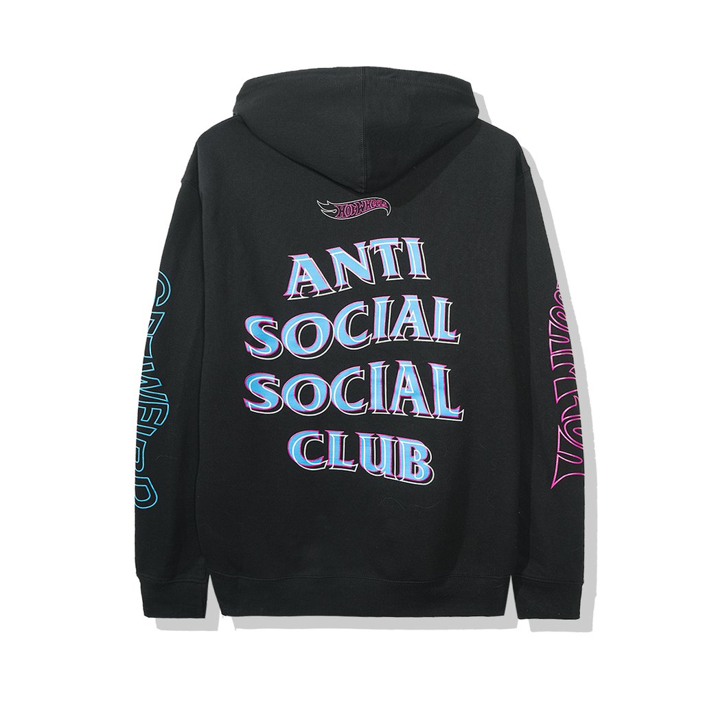 Anti Social Social Club x Hot Wheels Hoodie (FW19) Black Men's